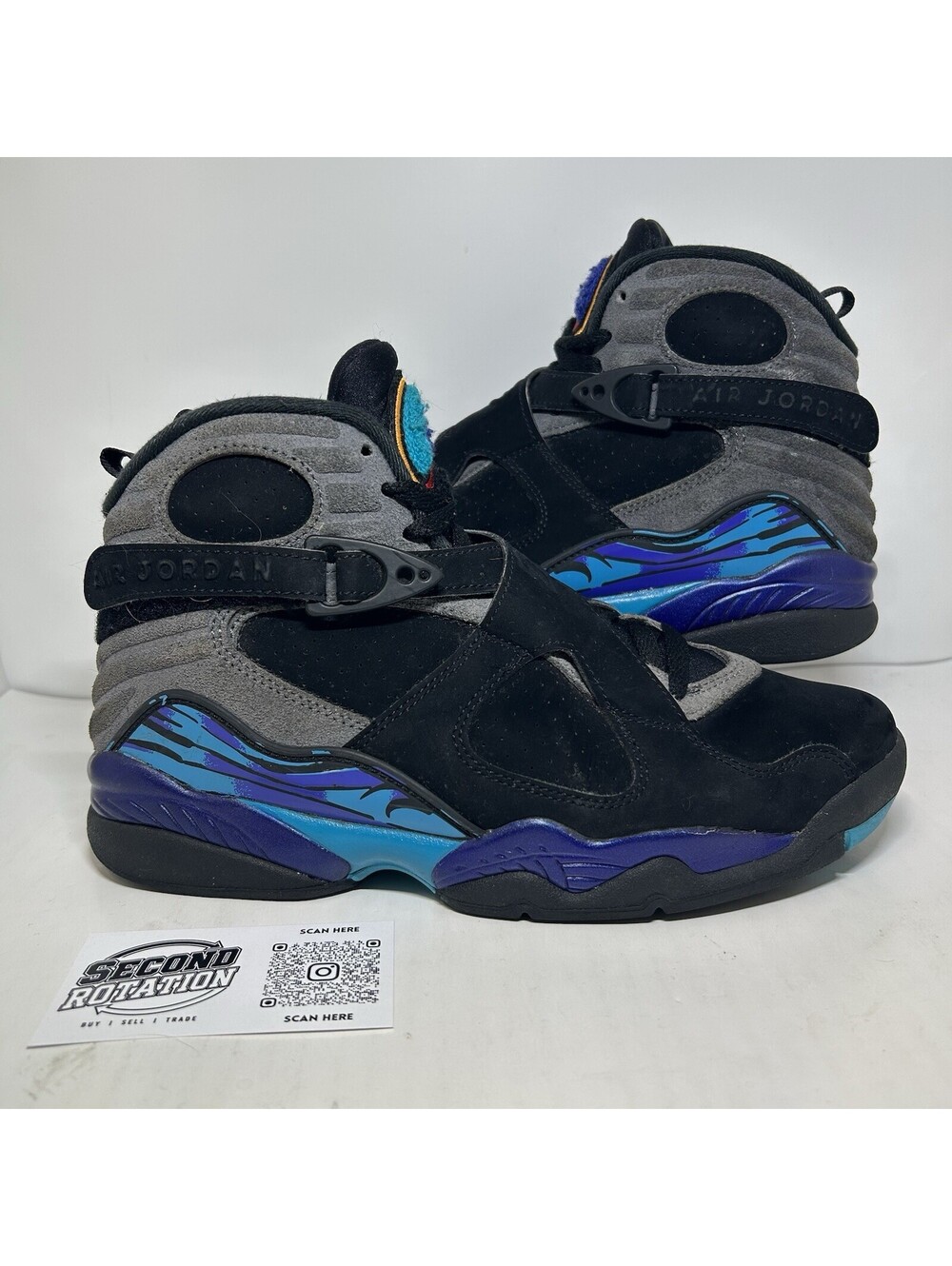 Air Jordan 8 Retro Aqua 2025 - Size 7 Men - (305381-006)